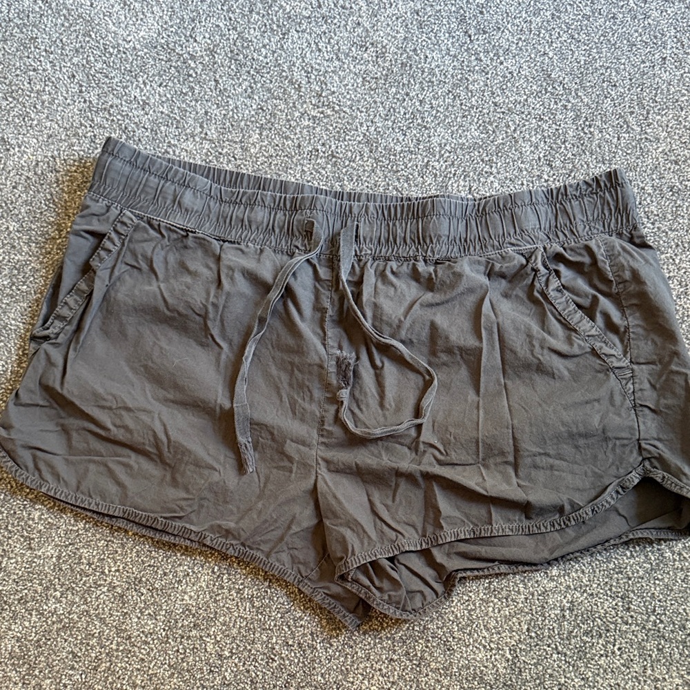 Lou & Grey Dark Grey Athletic Shorts